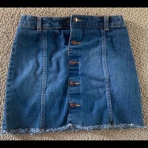 Girls adorable jean skirt